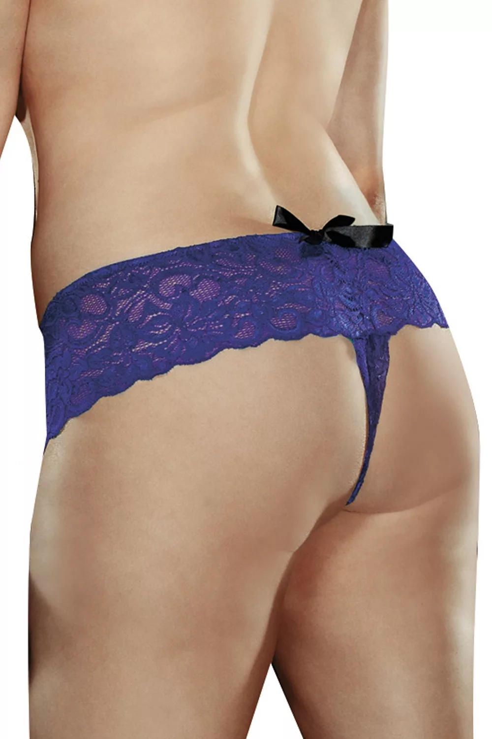 Boyshort dentelle ouvert