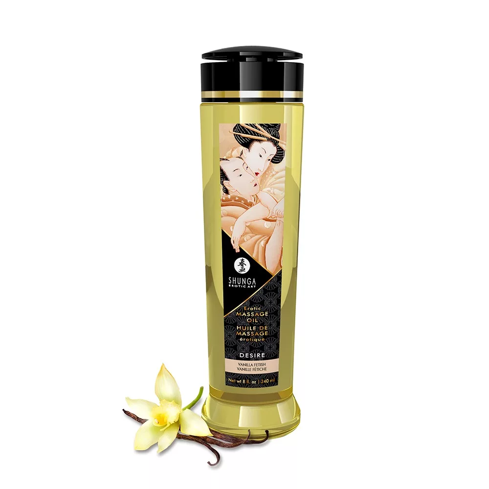 Huile de massage Desire vanille fétiche 240ml