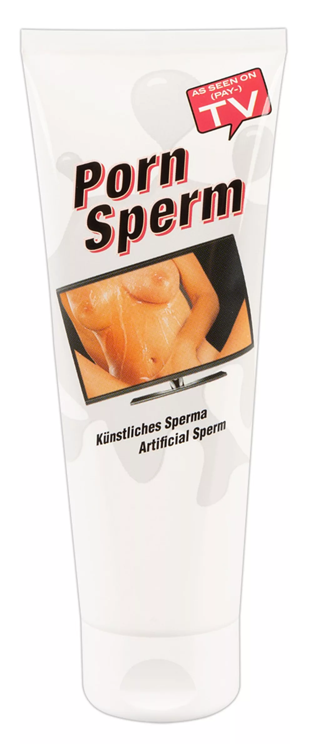 Gel lubrifiant à base d'eau imitation sperme 125 ml