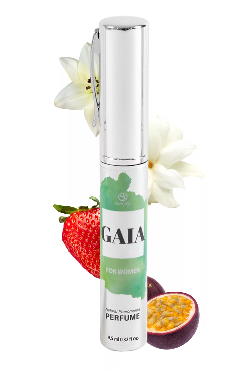 Parfum aux phéromones pour femme GAIA, format voyage 9.5 ml