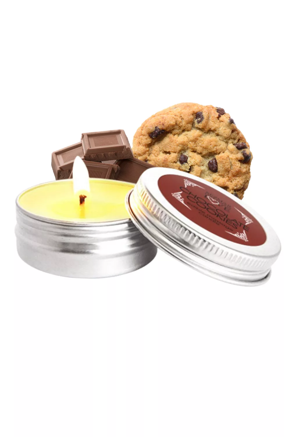 Mini Bougie de massage Chocolat Cookie 30ml 100% naturelle