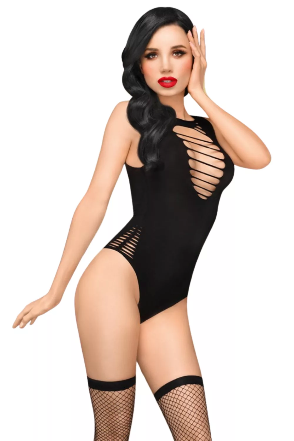 Body fantaisie noir Hotter than hell