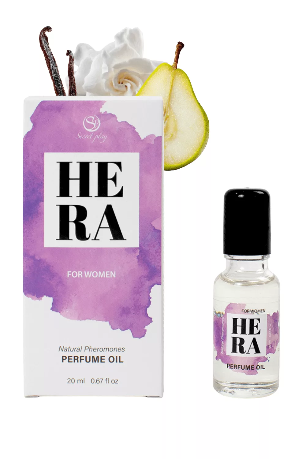 Huile parfumée Roll-on aux phéromones Hera pour femme